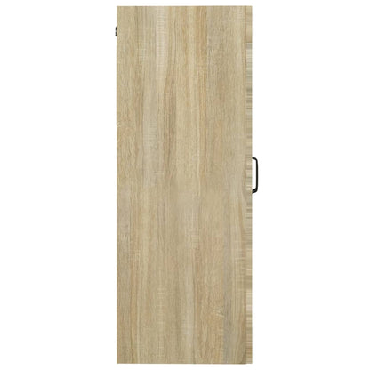 vidaXL Hanging Wall Cabinet Sonoma Oak 69.5x34x90 cm