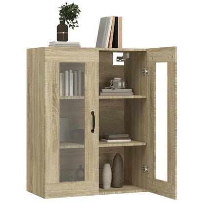 vidaXL Hanging Wall Cabinet Sonoma Oak 69,5x34x90 cm