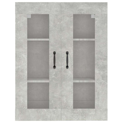 vidaXL Hanging Wall Cabinet Concrete Grey 69,5x34x90 cm