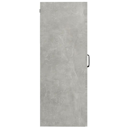 vidaXL Hanging Wall Cabinet Concrete Grey 69.5x34x90 cm