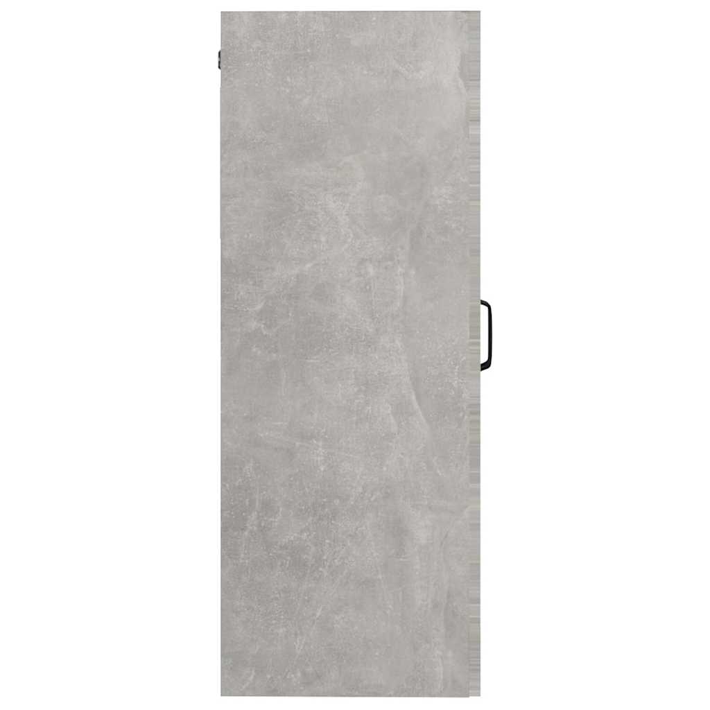 vidaXL Hanging Wall Cabinet Concrete Grey 69,5x34x90 cm