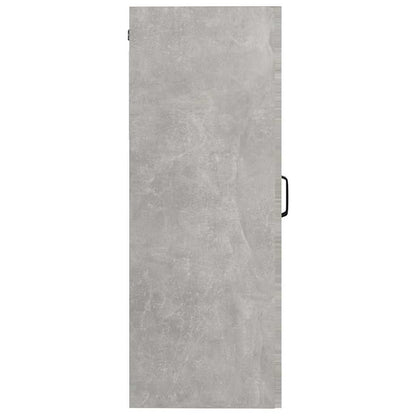 vidaXL Hanging Wall Cabinet Concrete Grey 69,5x34x90 cm