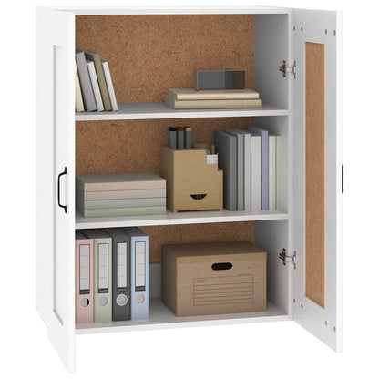 vidaXL Hanging Wall Cabinet White 69,5x32,5x90 cm