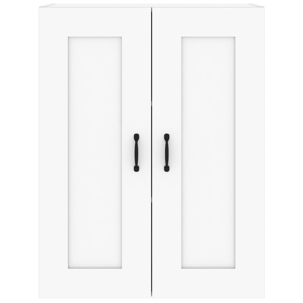 vidaXL Hanging Wall Cabinet White 69.5x32.5x90 cm