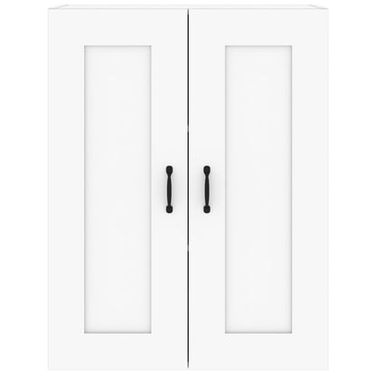 vidaXL Hanging Wall Cabinet White 69.5x32.5x90 cm