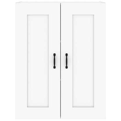 vidaXL Hanging Wall Cabinet White 69,5x32,5x90 cm