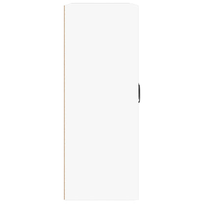 vidaXL Hanging Wall Cabinet White 69.5x32.5x90 cm