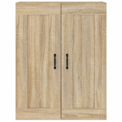 vidaXL Hanging Wall Cabinet Sonoma Oak 69,5x32,5x90 cm