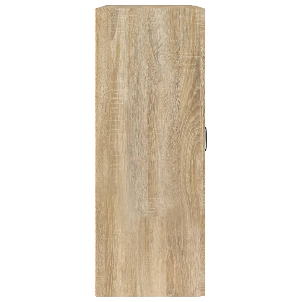 vidaXL Hanging Wall Cabinet Sonoma Oak 69.5x32.5x90 cm