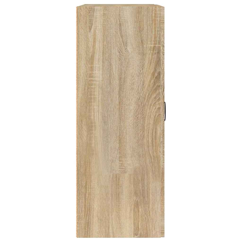 vidaXL Hanging Wall Cabinet Sonoma Oak 69,5x32,5x90 cm