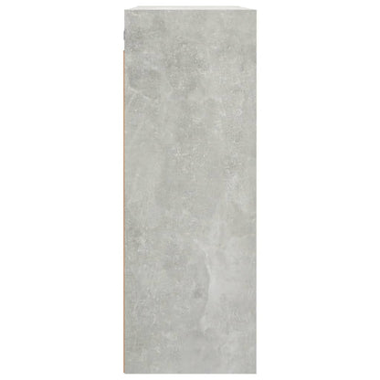 vidaXL Hanging Wall Cabinet Concrete Grey 69.5x32.5x90 cm