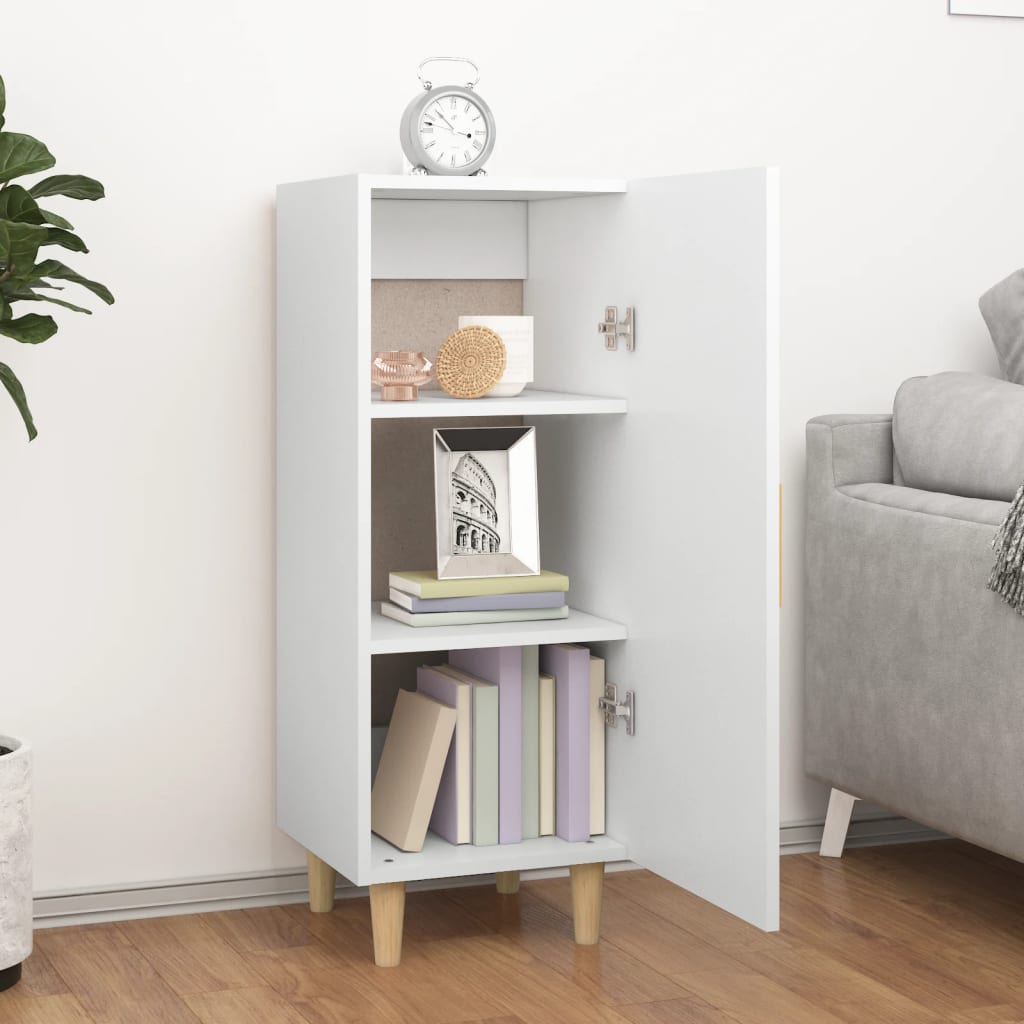 vidaXL Sideboard White 34.5x34x90 cm Engineered Wood