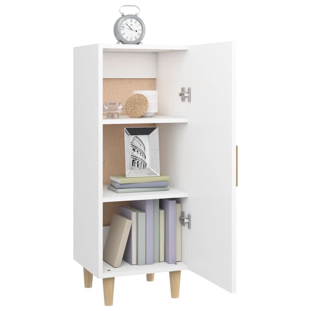 vidaXL Sideboard White 34.5x34x90 cm Engineered Wood