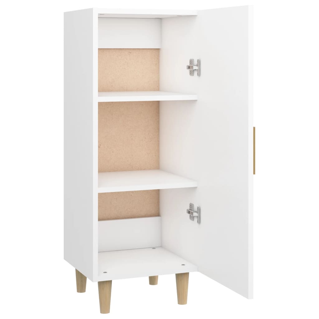 vidaXL Sideboard White 34.5x34x90 cm Engineered Wood