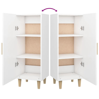 vidaXL Sideboard White 34.5x34x90 cm Engineered Wood