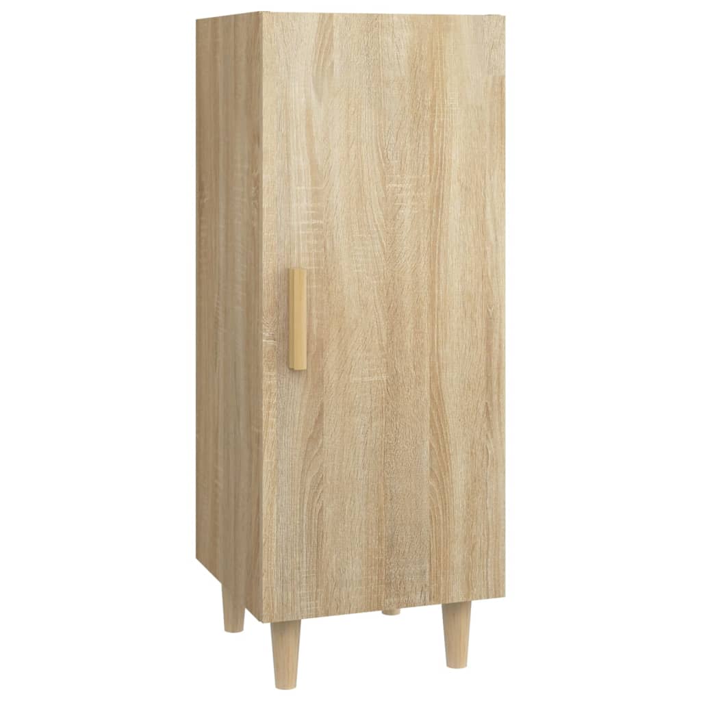 vidaXL Sideboard Sonoma Oak 34.5x34x90 cm Engineered Wood