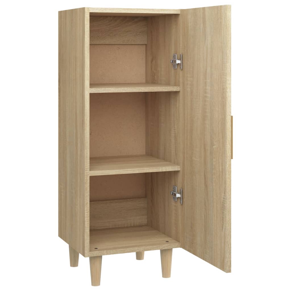 vidaXL Sideboard Sonoma Oak 34.5x34x90 cm Engineered Wood