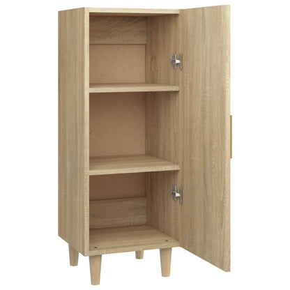 vidaXL Sideboard Sonoma Oak 34.5x34x90 cm Engineered Wood