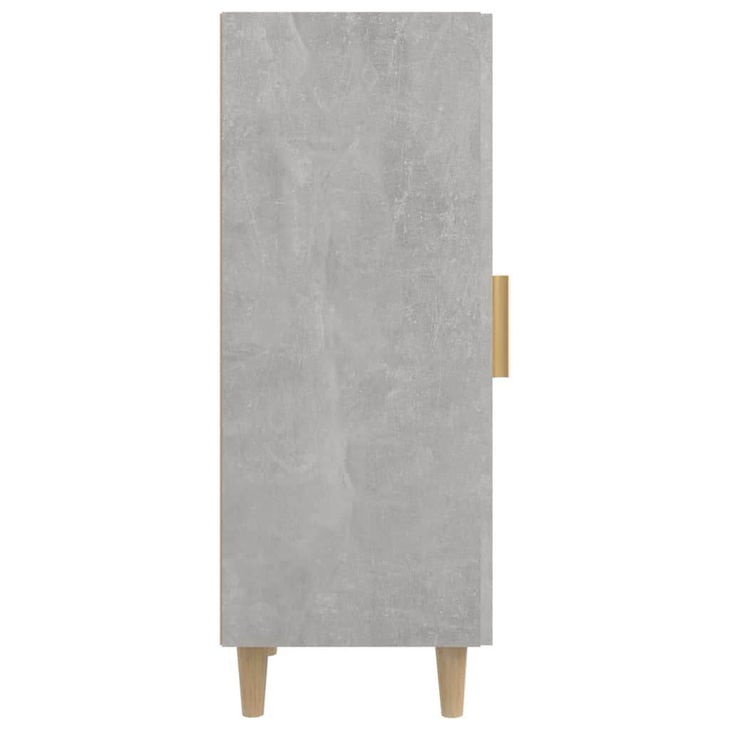 vidaXL Sideboard Concrete Grey 34.5x34x90 cm Engineered Wood