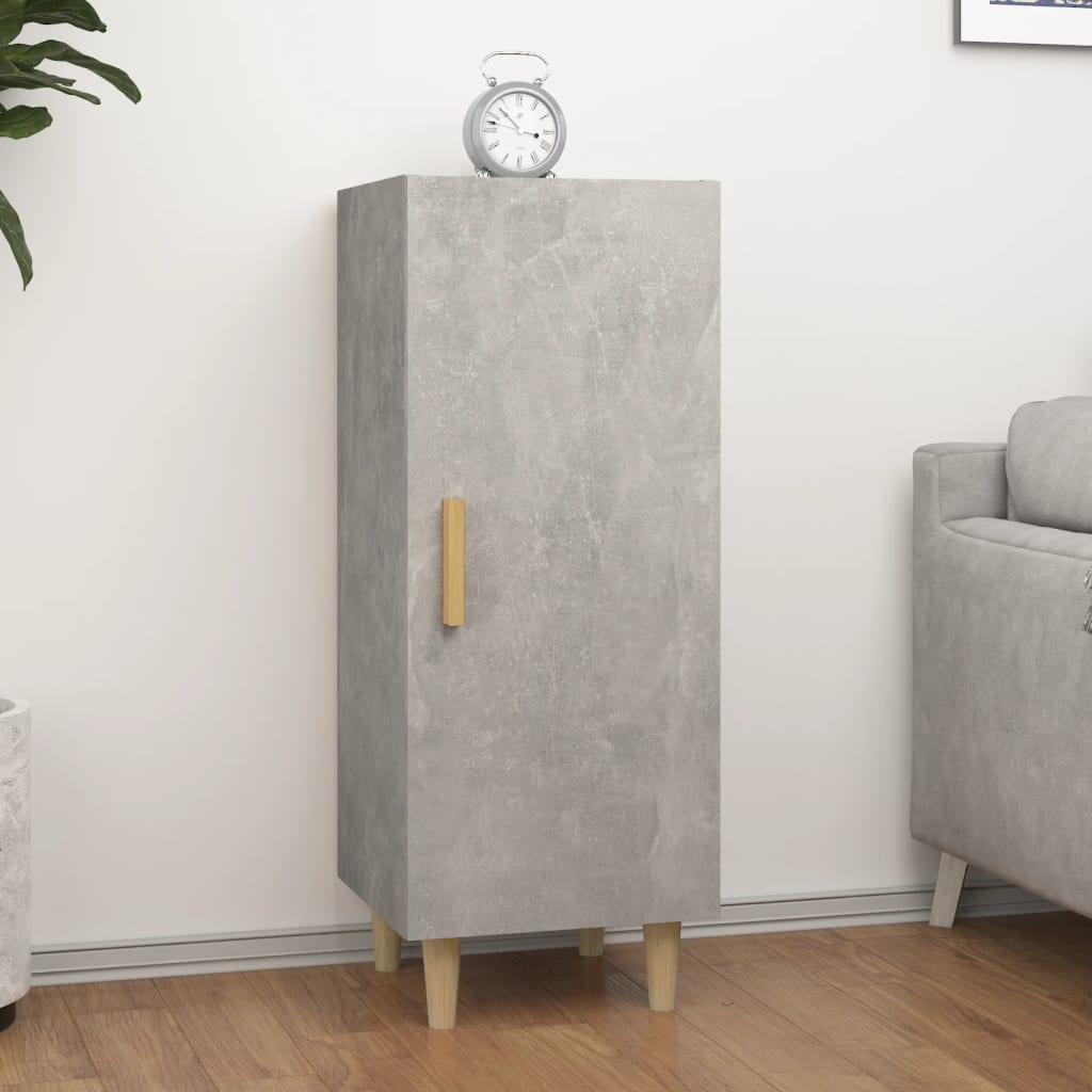 vidaXL Sideboard Concrete Grey 34.5x34x90 cm Engineered Wood