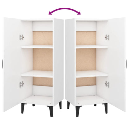 vidaXL Sideboard White 34.5x34x90 cm Engineered Wood