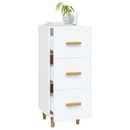 vidaXL Sideboard White 34,5x34x90 cm Engineered Wood
