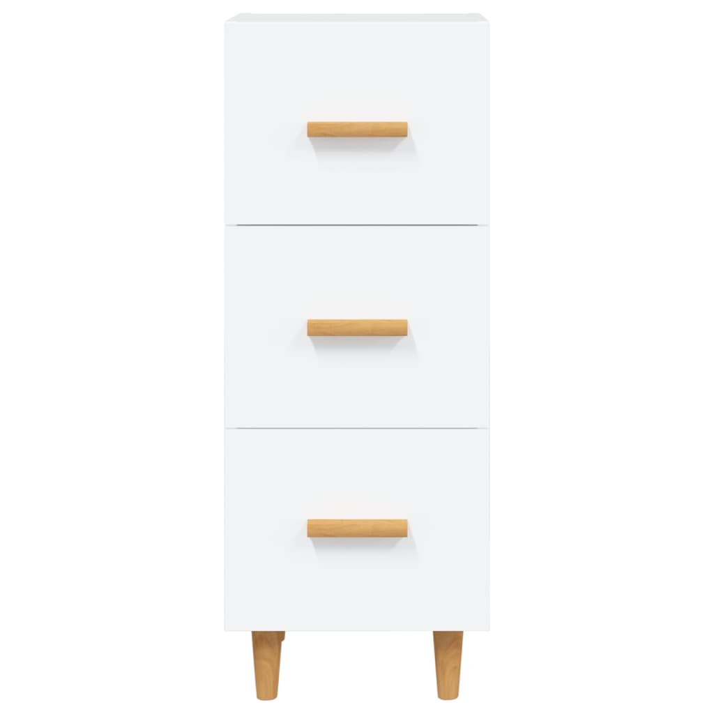 vidaXL Sideboard White 34.5x34x90 cm Engineered Wood