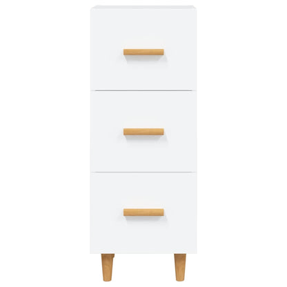 vidaXL Sideboard White 34.5x34x90 cm Engineered Wood
