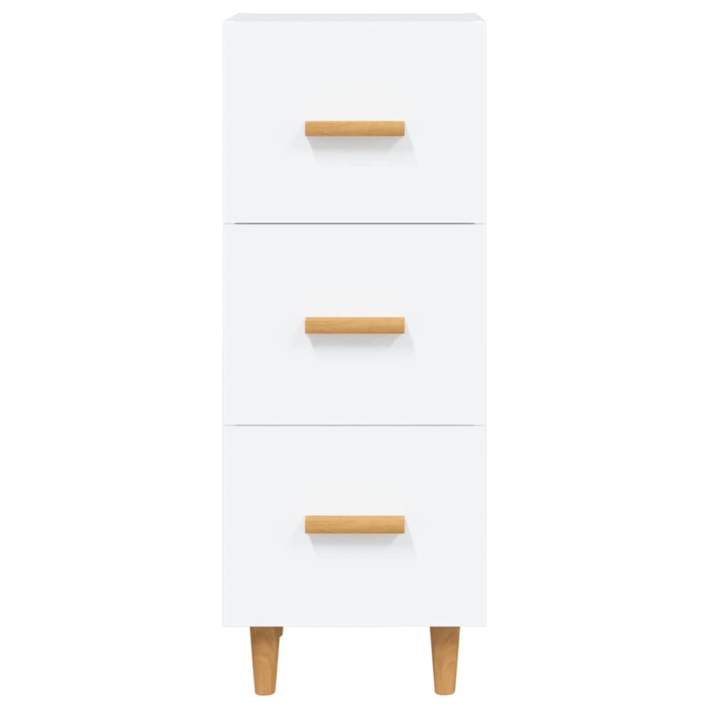 vidaXL Sideboard White 34,5x34x90 cm Engineered Wood