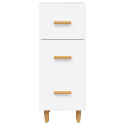 vidaXL Sideboard White 34,5x34x90 cm Engineered Wood