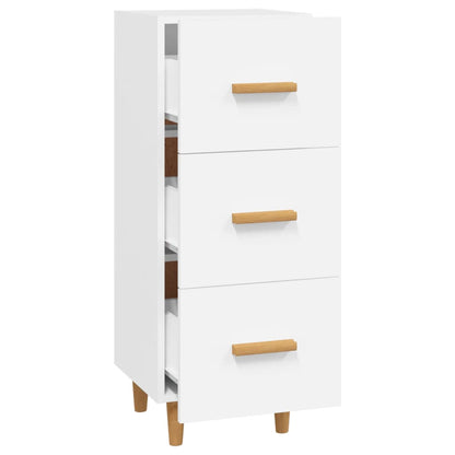 vidaXL Sideboard White 34.5x34x90 cm Engineered Wood