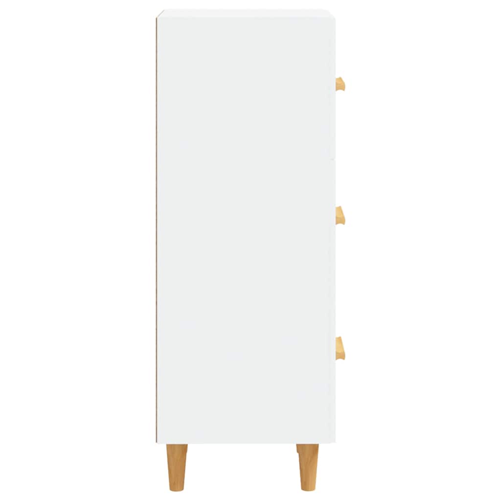 vidaXL Sideboard White 34,5x34x90 cm Engineered Wood