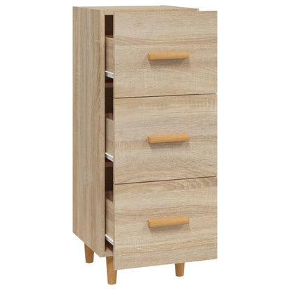 vidaXL Sideboard Sonoma Oak 34.5x34x90 cm Engineered Wood