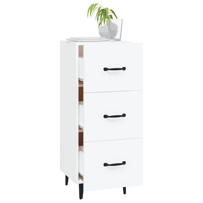 vidaXL Sideboard White 34,5x34x90 cm Engineered Wood