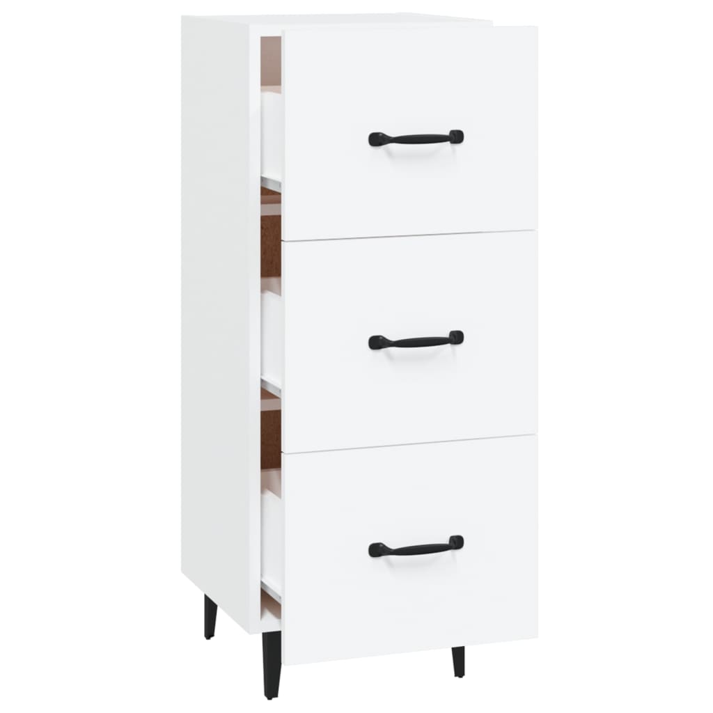vidaXL Sideboard White 34.5x34x90 cm Engineered Wood