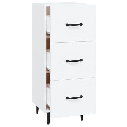 vidaXL Sideboard White 34,5x34x90 cm Engineered Wood