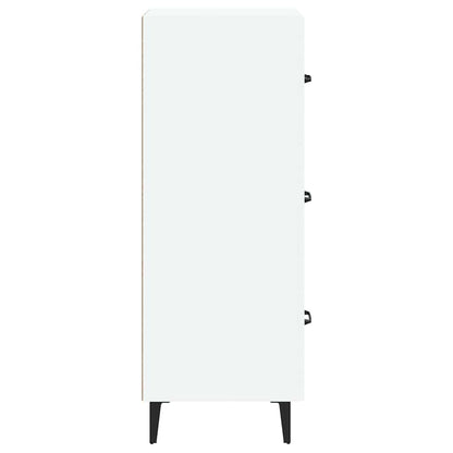vidaXL Sideboard White 34,5x34x90 cm Engineered Wood