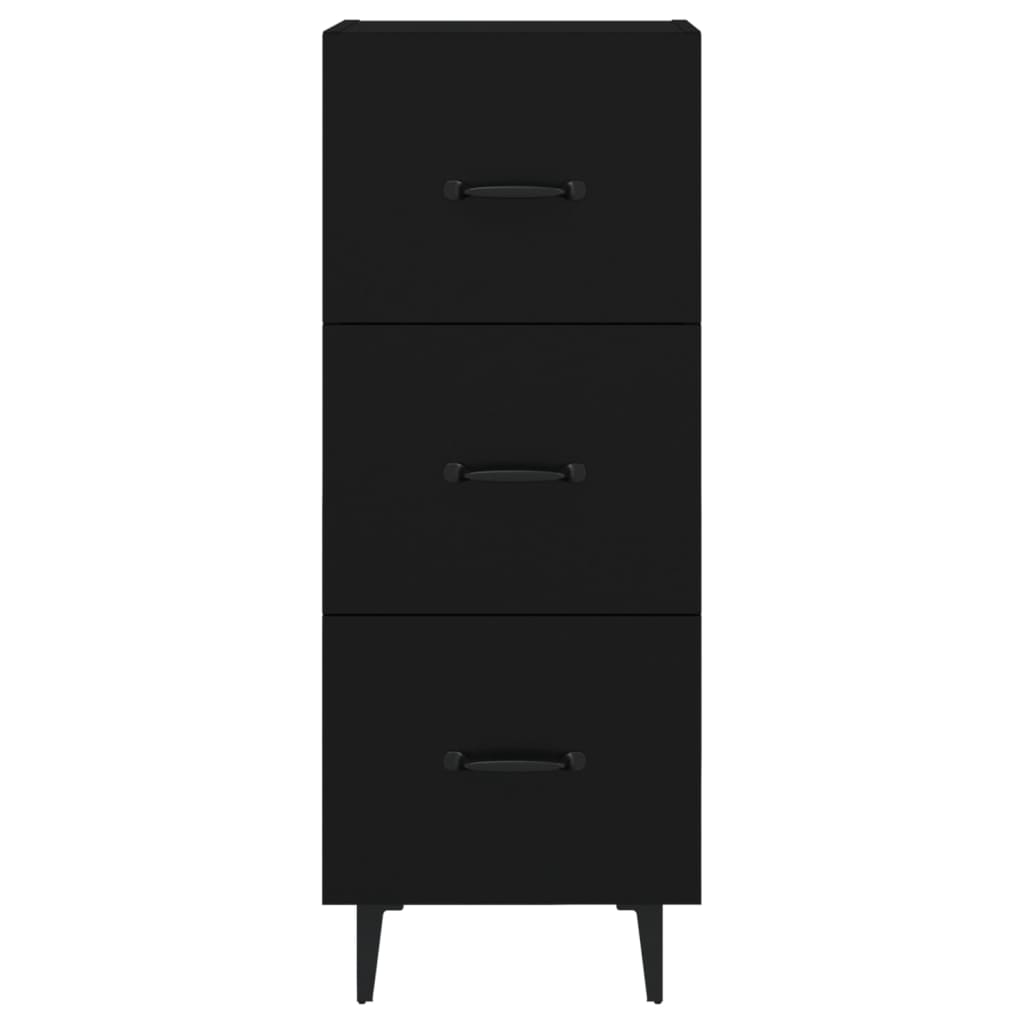 vidaXL Sideboard | Black | Engineered wood | Medium | Sideboard | Rectangular