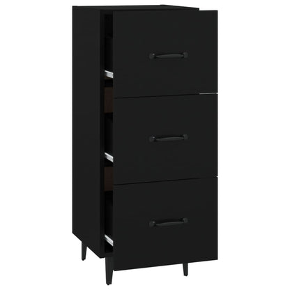 vidaXL Sideboard | Black | Engineered wood | Medium | Sideboard | Rectangular