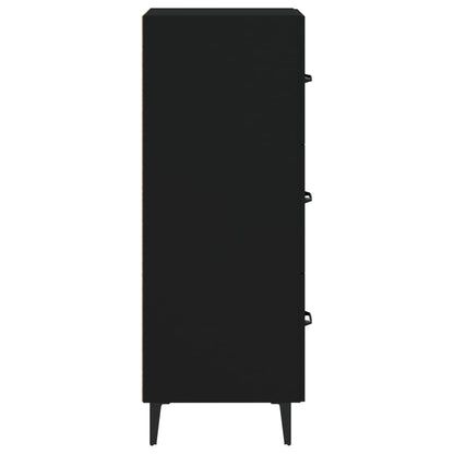 vidaXL Sideboard | Black | Engineered wood | Medium | Sideboard | Rectangular