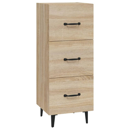 vidaXL Sideboard Sonoma Oak 34.5x34x90 cm Engineered Wood