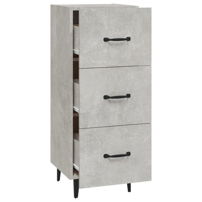 vidaXL Sideboard Concrete Grey 34.5x34x90 cm Engineered Wood