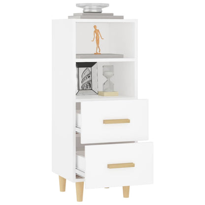 vidaXL Sideboard White 34.5x34x90 cm Engineered Wood
