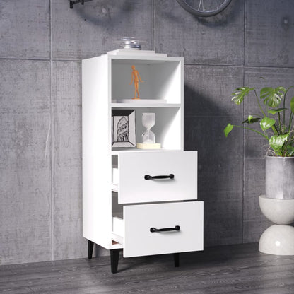vidaXL Sideboard White 34.5x34x90 cm Engineered Wood