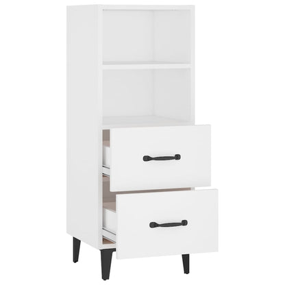 vidaXL Sideboard White 34.5x34x90 cm Engineered Wood