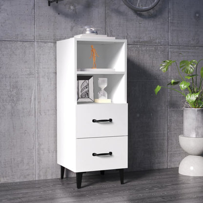 vidaXL Sideboard White 34.5x34x90 cm Engineered Wood