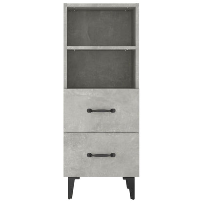 vidaXL Sideboard Concrete Grey 34.5x34x90 cm Engineered Wood