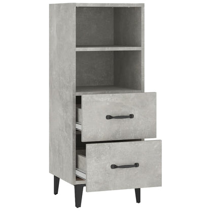 vidaXL Sideboard Concrete Grey 34.5x34x90 cm Engineered Wood
