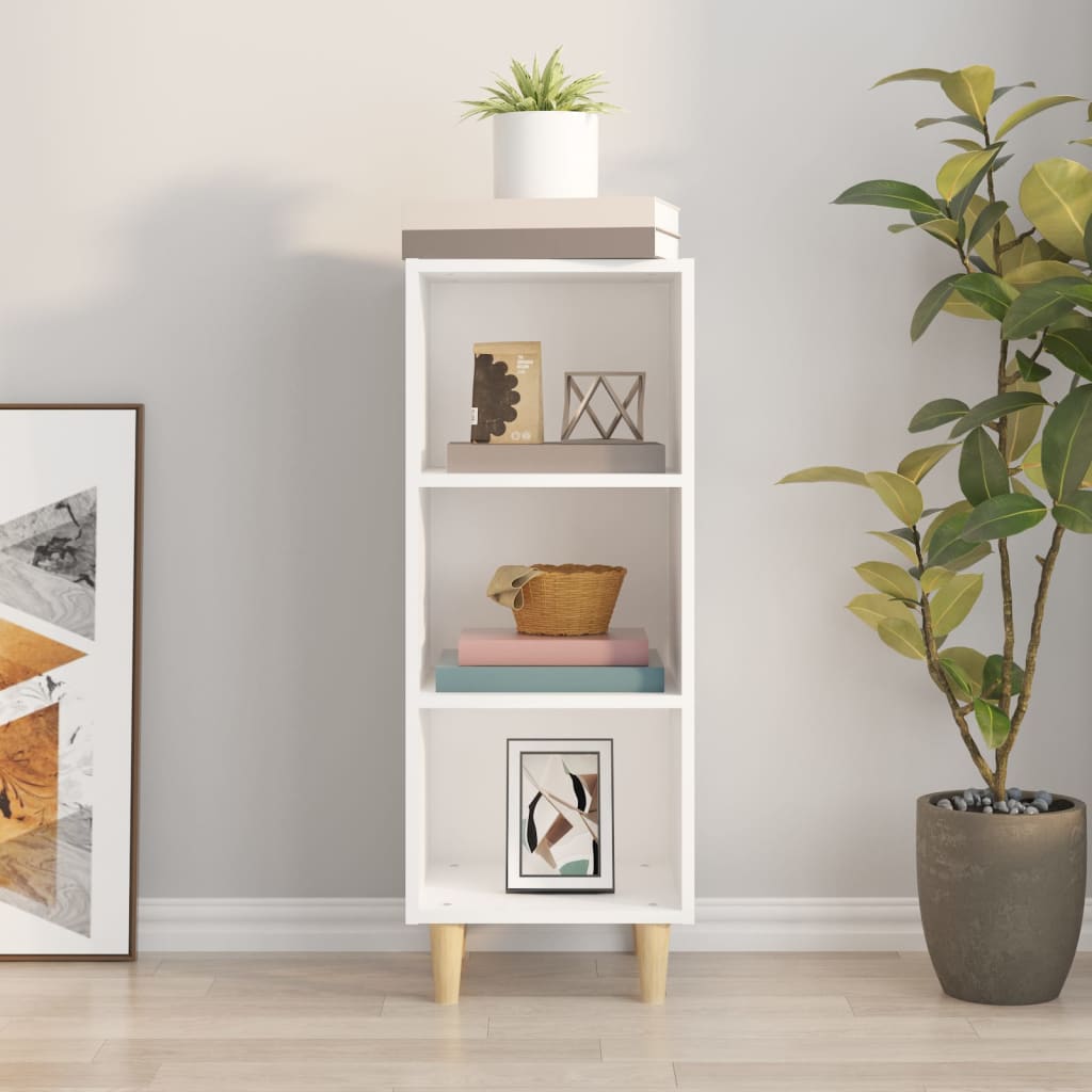 vidaXL Sideboard White 34.5x32.5x90 cm Engineered Wood
