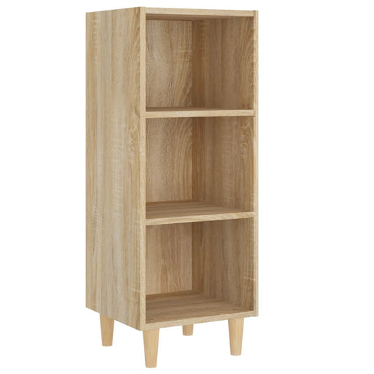 vidaXL Sideboard Sonoma Oak 34.5x32.5x90 cm Engineered Wood
